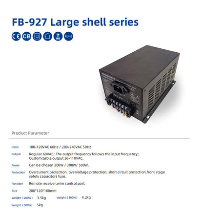 200W Transformer Power Controller with Remote Control for Smart Film/Glass Within 25 Sqm