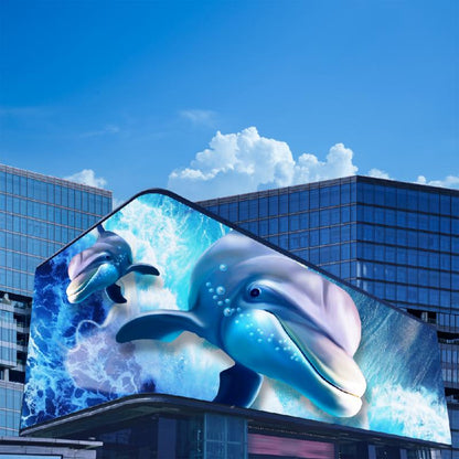 P2020 5+5+19A+5mm Led Transparent Display Advertising Glass High Quality Outdoor Video Wall