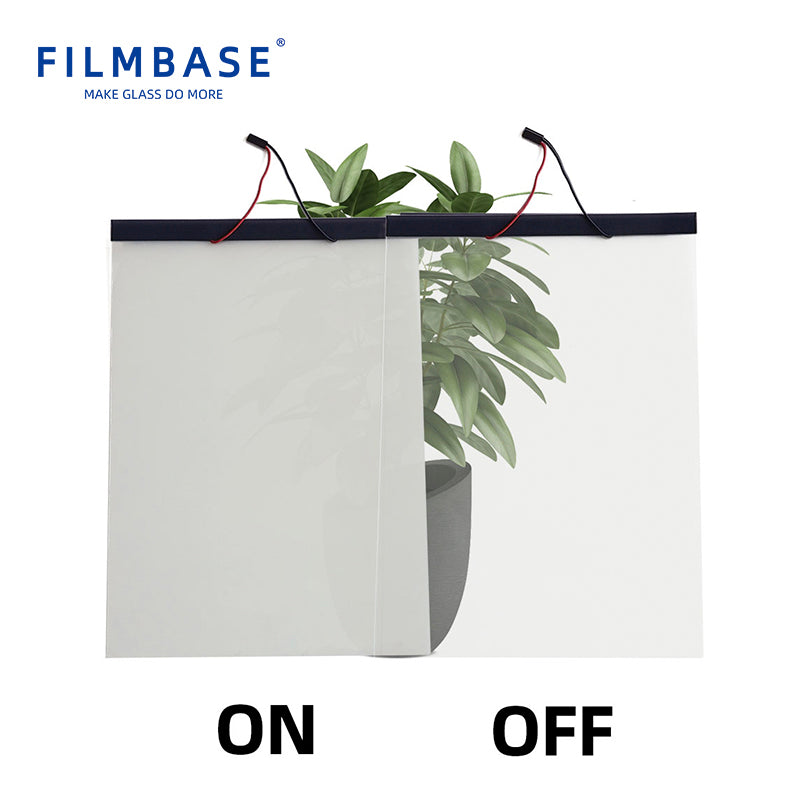 FILMBASE Luxury PNLC Switchable Priva Window Film Frosted Smart Film Magic Electrochromic Electronic Electric Opaque Film